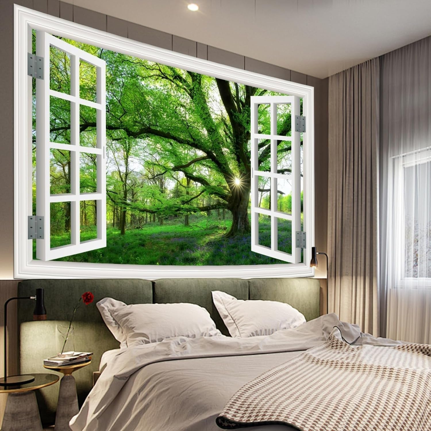 Arazzo giungla paesaggio xxl foresta tela finestra Home - Accessori e Decorazioni Naty Shop