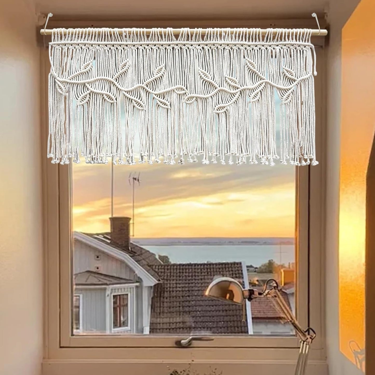 Arazzo per tende da porta tessuto avorio Home - Accessori e Decorazioni Naty Shop