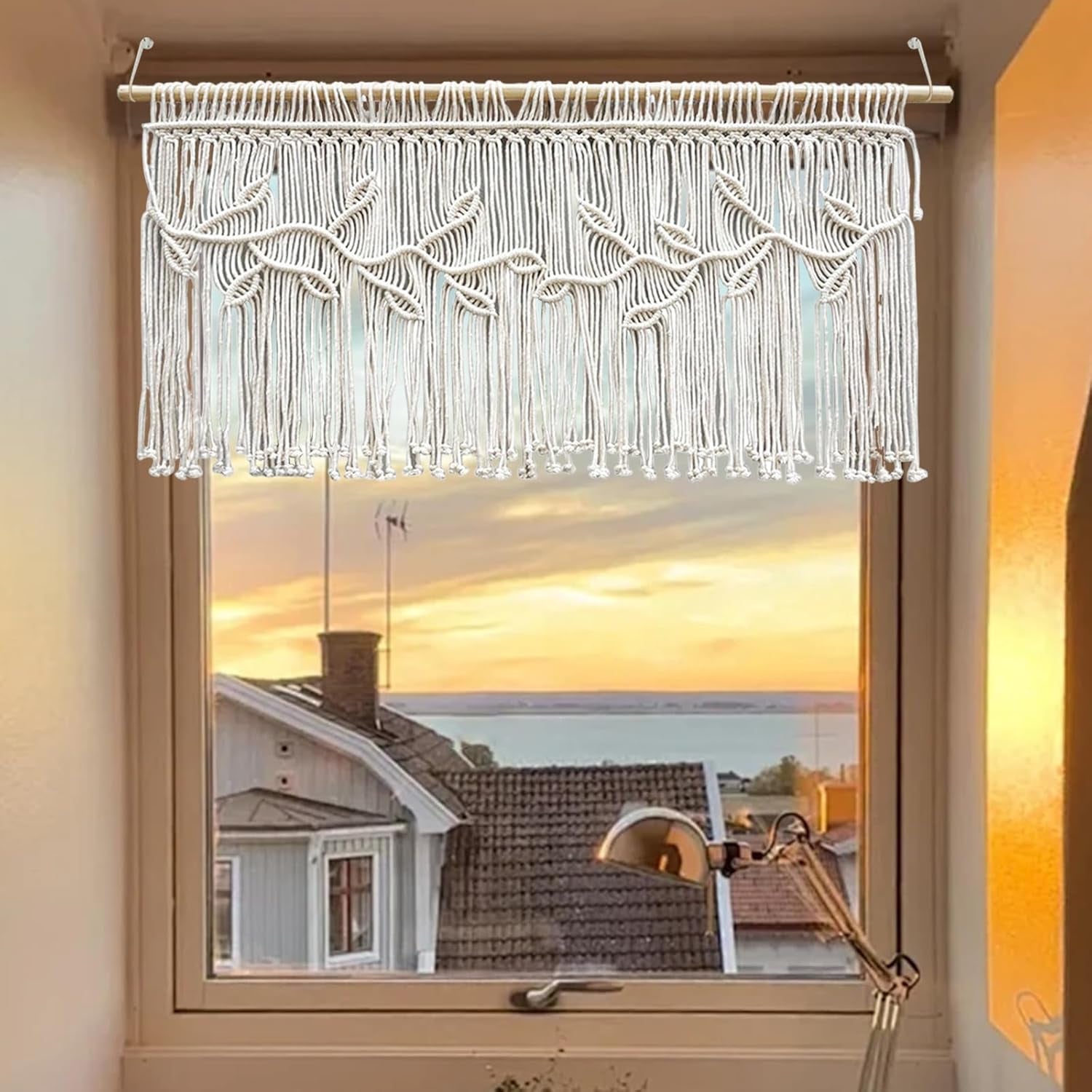 Arazzo per tende da porta tessuto avorio Home - Accessori e Decorazioni Naty Shop