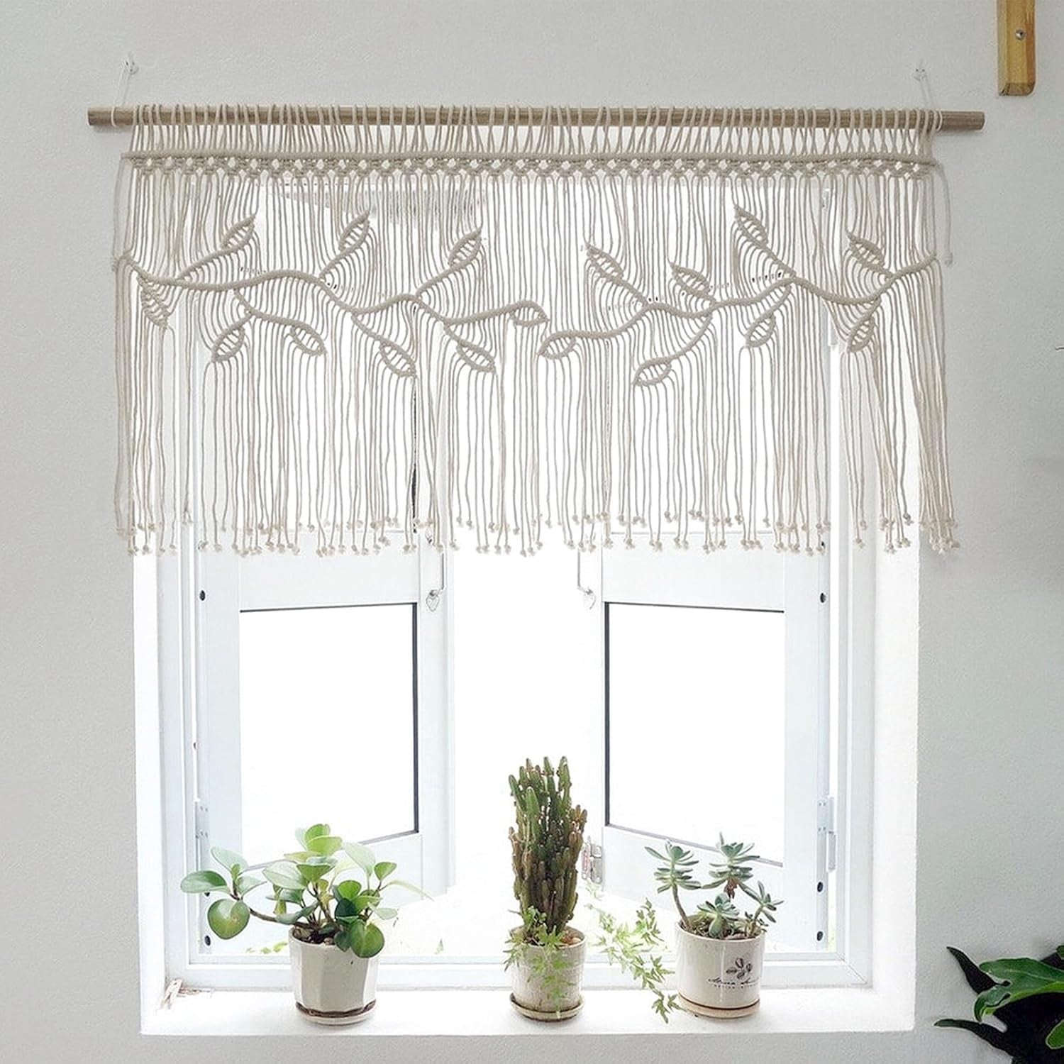 Arazzo per tende da porta intrecciato Avorio Home - Accessori e Decorazioni Naty Shop Avorio