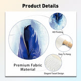 Arazzo pligreat pack tappeto di piume blu parete verticale Home - Accessori e Decorazioni Naty Shop