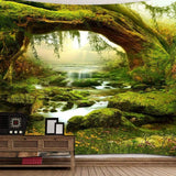 Arazzo psichedelico foresta di luce arazzo luce del sole paesaggio sospeso Casa - Accessori e decorazioni Naty Shop