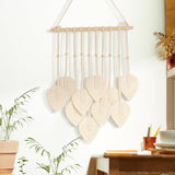 Arazzo quatre fatto a mano, ghirlanda piatta, foglie intrecciate Home - Accessori e decorazioni Naty Shop Titolo predefinito