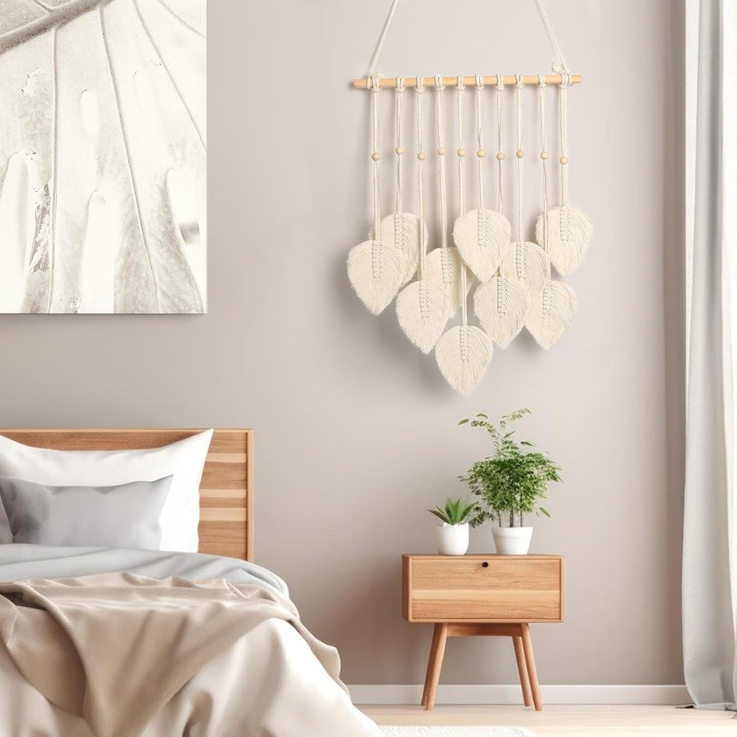 Arazzo quatre fatto a mano ghirlanda piatta foglie intrecciate Home - Accessori e Decorazioni Naty Shop