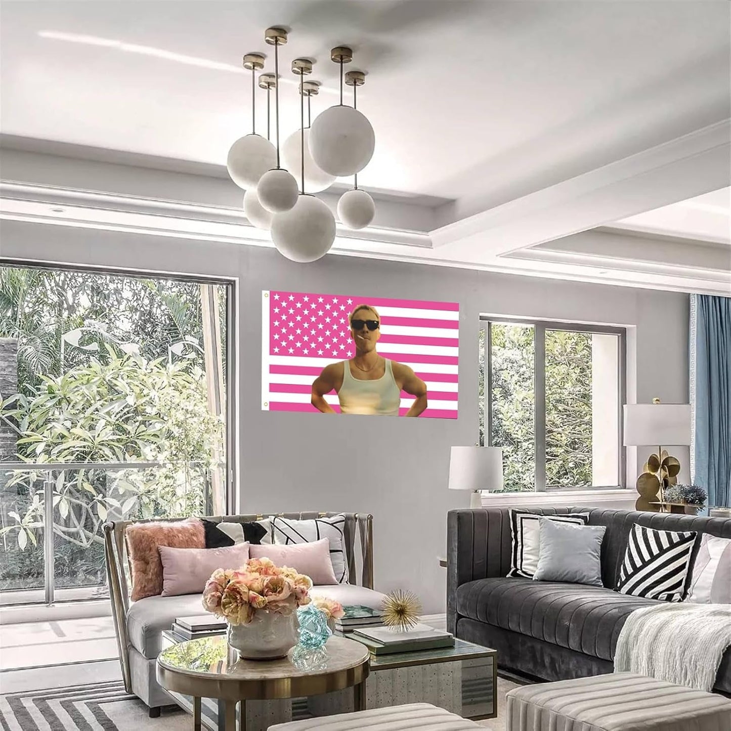 Mensole arazzo Cameron Bandiera americana interno esterno Casa - Accessori e Decorazioni Naty Shop