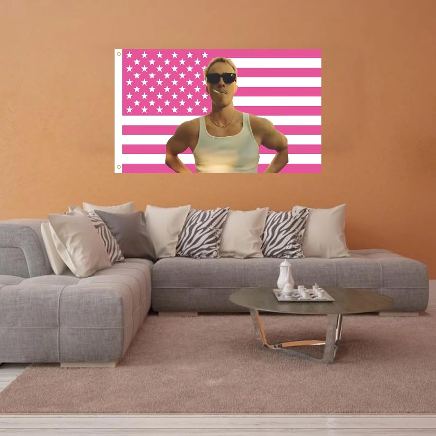 Mensole arazzo Cameron Bandiera americana interno esterno Casa - Accessori e Decorazioni Naty Shop