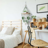 Arazzo mensola in legno ghirlanda foglie intrecciate Home - Accessori e Decorazioni Naty Shop