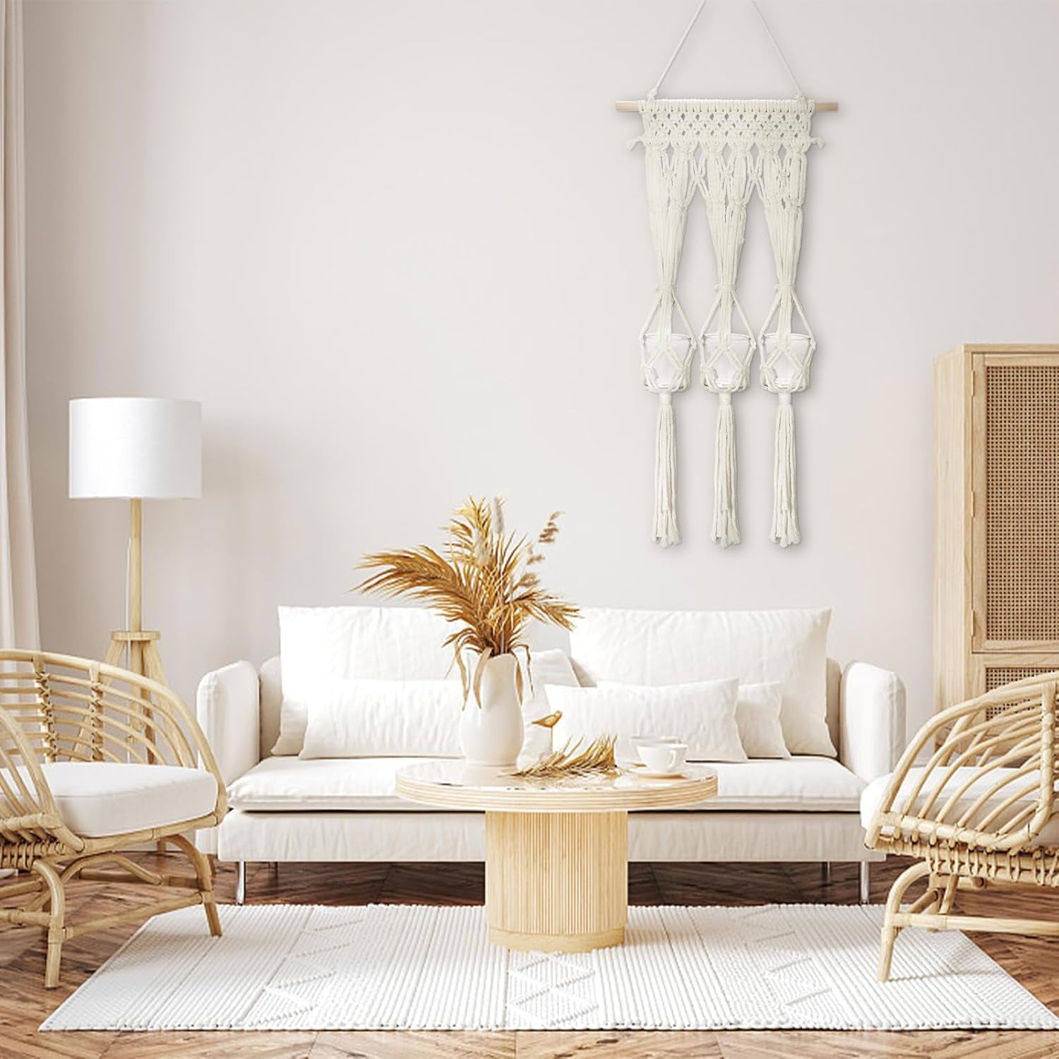 Mensola portacandele in vetro arazzo realizzata Casa - Accessori e Decorazioni Naty Shop