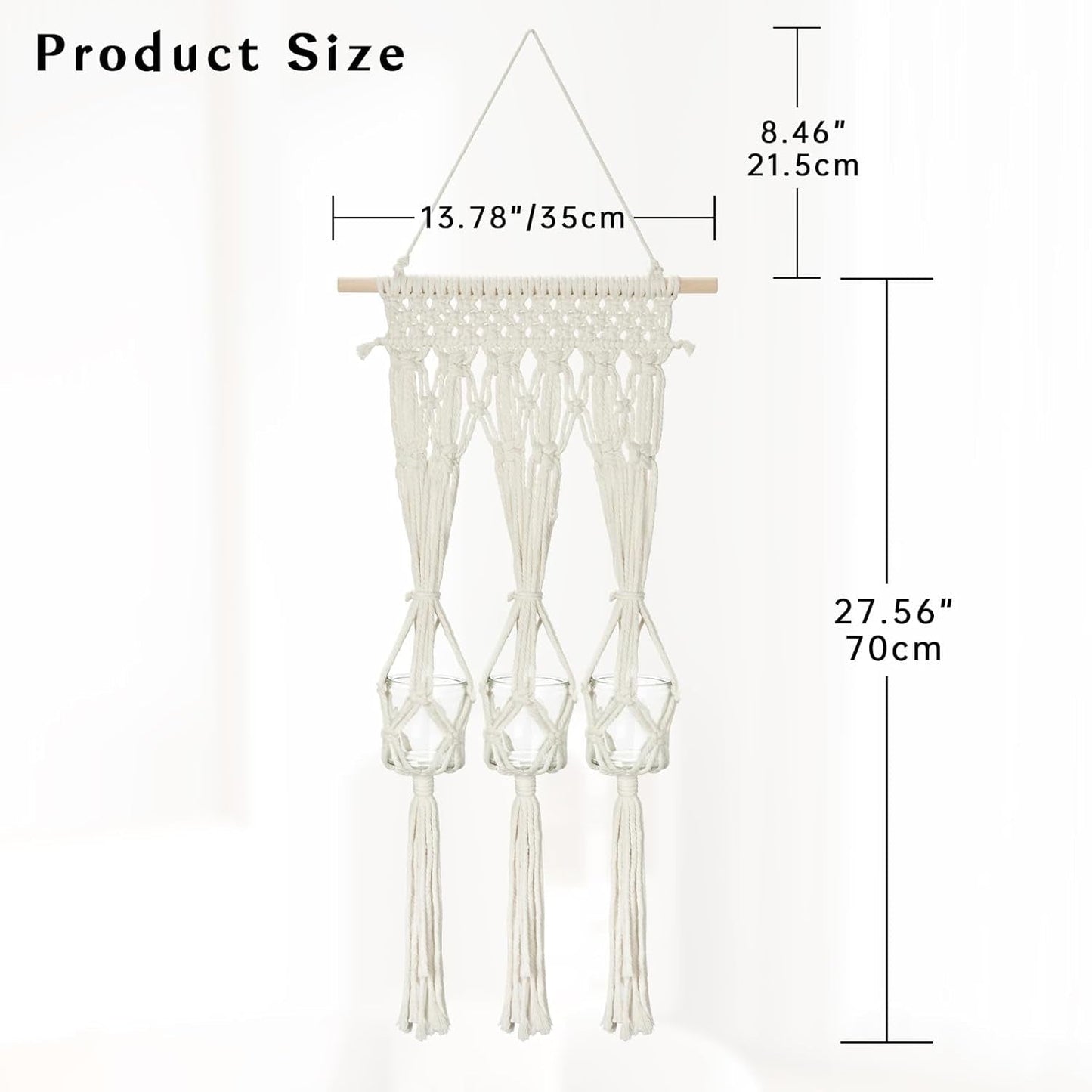 Mensola portacandele in vetro arazzo realizzata Casa - Accessori e Decorazioni Naty Shop