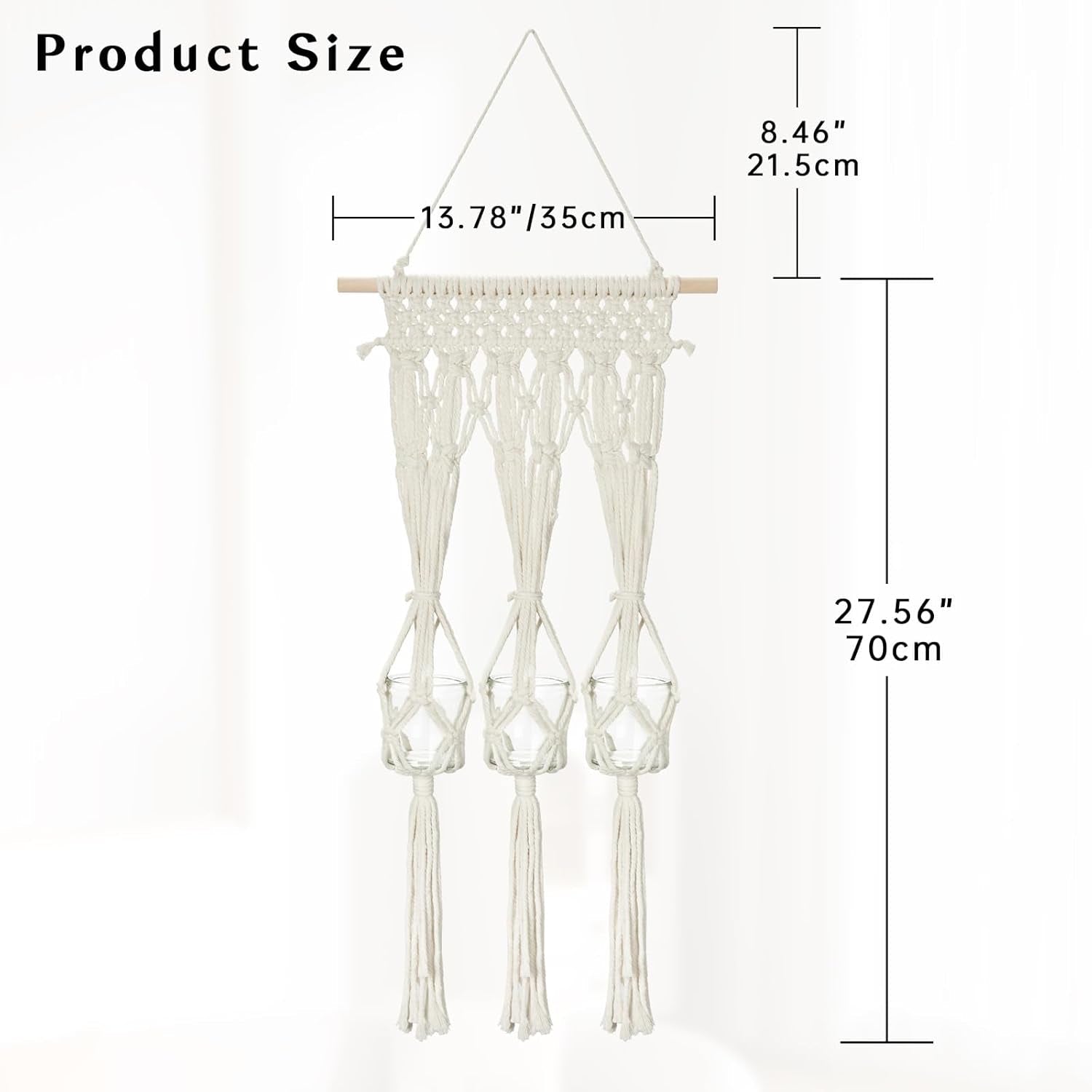 Mensola portacandele in vetro arazzo realizzata Casa - Accessori e Decorazioni Naty Shop