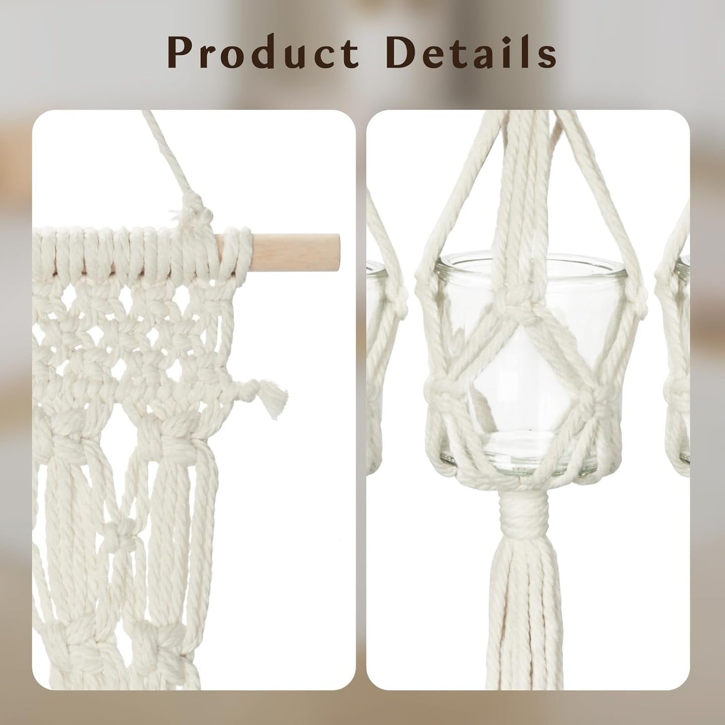 Mensola portacandele in vetro arazzo realizzata Casa - Accessori e Decorazioni Naty Shop
