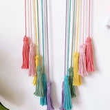 Decorazione arazzo arcobaleno corda di cotone arcobaleno Home - Accessori e Decorazioni Naty Shop