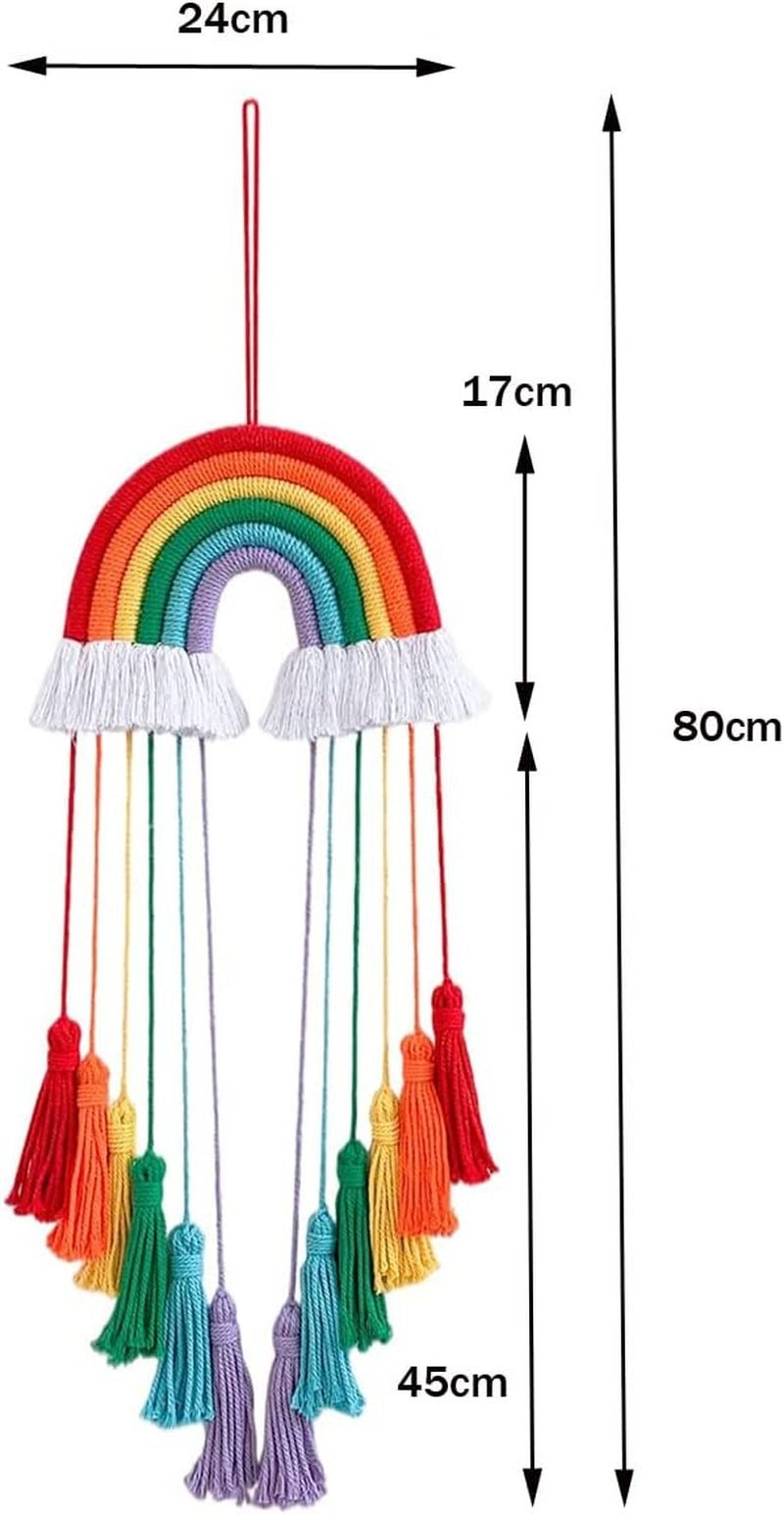 Decorazione arazzo arcobaleno corda di cotone arcobaleno Home - Accessori e Decorazioni Naty Shop