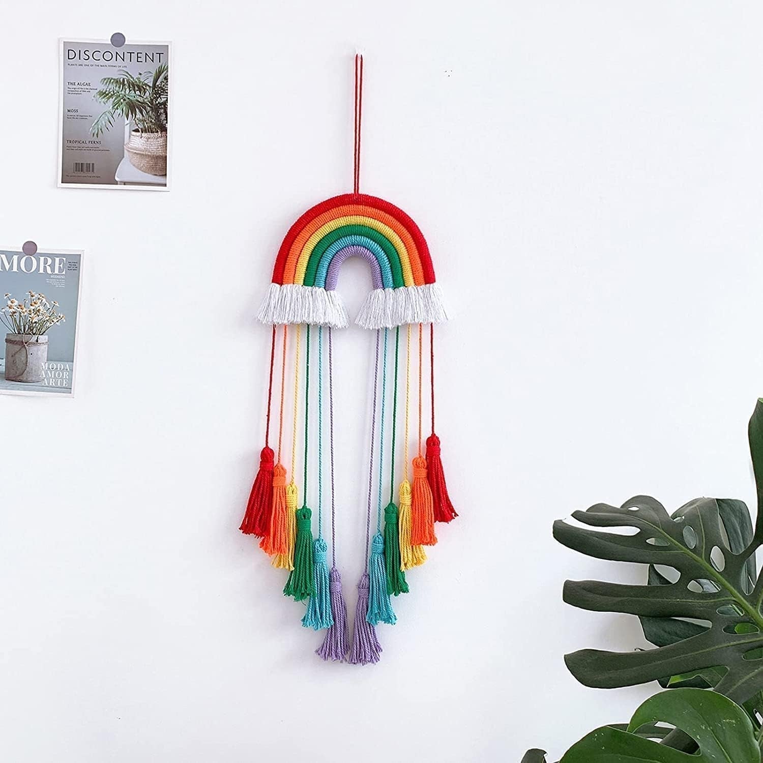 Decorazione arazzo arcobaleno corda di cotone arcobaleno Home - Accessori e Decorazioni Naty Shop