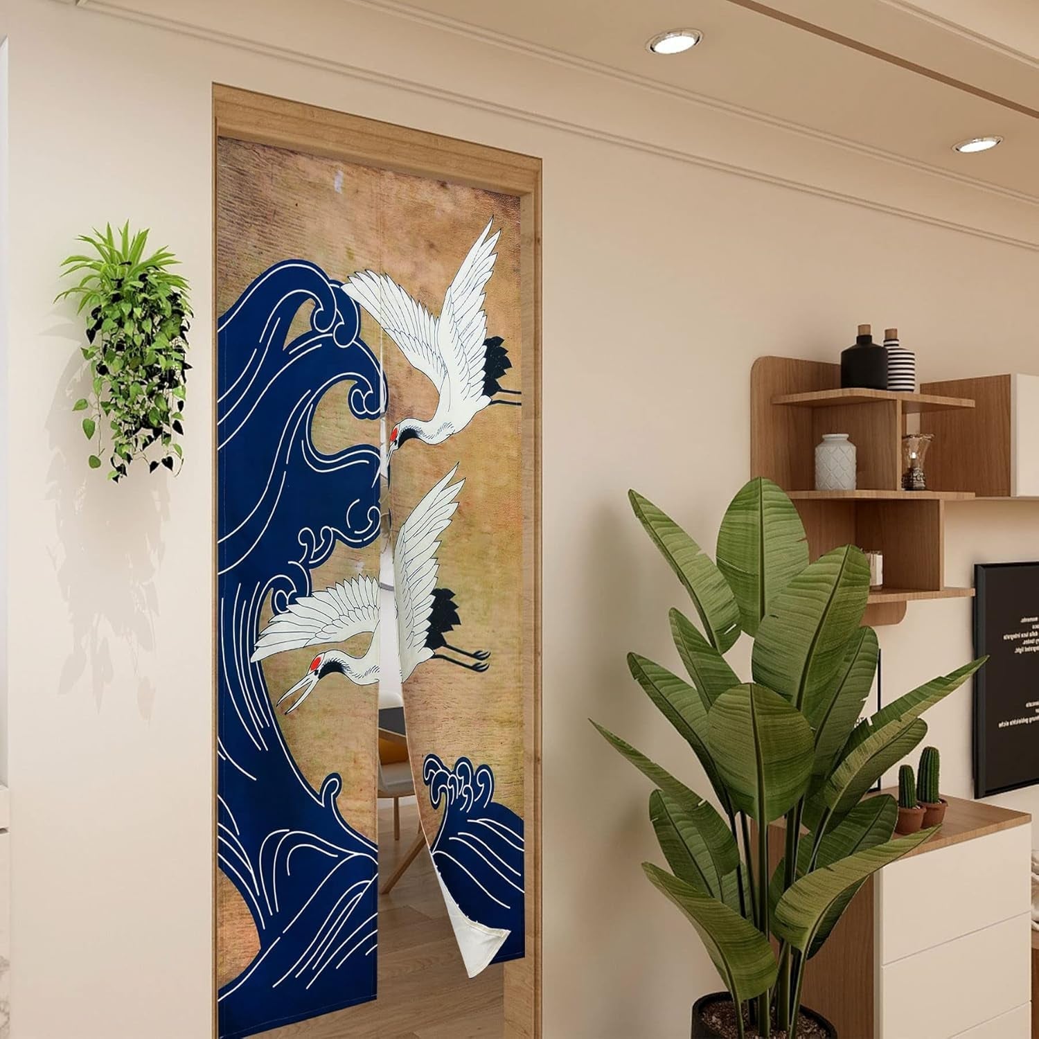 Arazzo stile giapponese in lino spesso noren tenda lunga Home - Accessori e Decorazioni Naty Shop