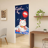 Arazzo stile giapponese lino spesso tende lunghe noren Home - Accessori e Decorazioni Naty Shop