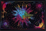 Arazzo sole luna stella spirituale estetico arcobaleno cotone Home - Accessori e Decorazioni Naty Shop
