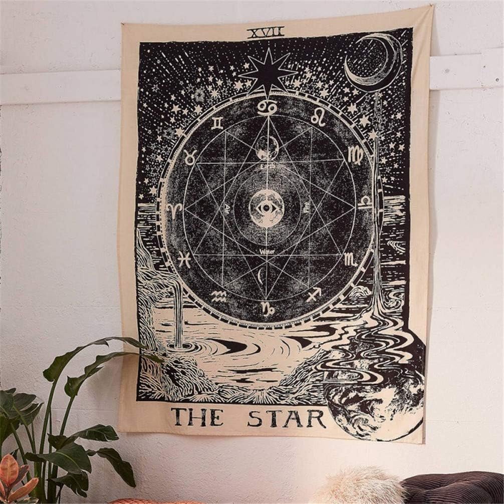 Sun tarot tapestry Home - Accessories and Decorations Naty Shop Blue, white 150L X 129B Cm