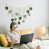 Arazzo sospensione decorazione foglie intrecciate Home - Accessori e Decorazioni Naty Shop