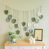Arazzo sospensione decorazione foglie intrecciate Home - Accessori e Decorazioni Naty Shop