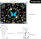 Arazzo arazzo farfalle verdi tessuto garzato Home - Accessori e Decorazioni Naty Shop