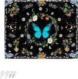 Arazzo arazzo farfalle verdi tessuto garzato Home - Accessori e Decorazioni Naty Shop Farfalla verde