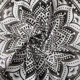 Arazzo arazzo mandala grigio nero telo da parete Home - Accessori e Decorazioni Naty Shop