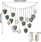 Arazzo tessuto verde arazzo chiodi in legno Home - Accessori e Decorazioni Naty Shop