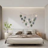 Arazzo tessuto verde arazzo chiodi in legno Home - Accessori e Decorazioni Naty Shop