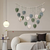 Arazzo tessuto verde arazzo chiodi in legno Home - Accessori e Decorazioni Naty Shop