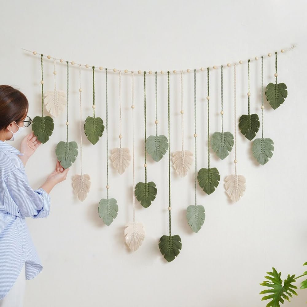 Arazzo tessuto verde arazzo chiodi in legno Home - Accessori e Decorazioni Naty Shop Titolo predefinito