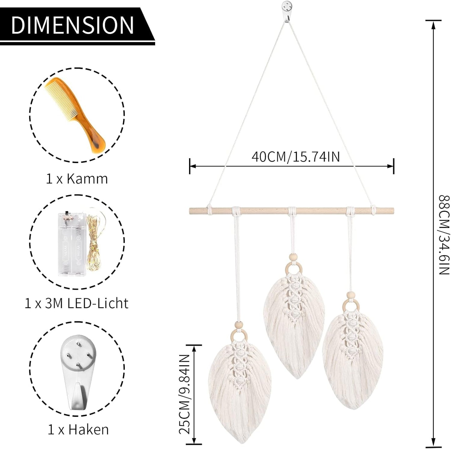Arazzo tessuto a mano arazzo decorazione da parete cameretta dei bambini Casa - Accessori e Decorazioni Naty Shop