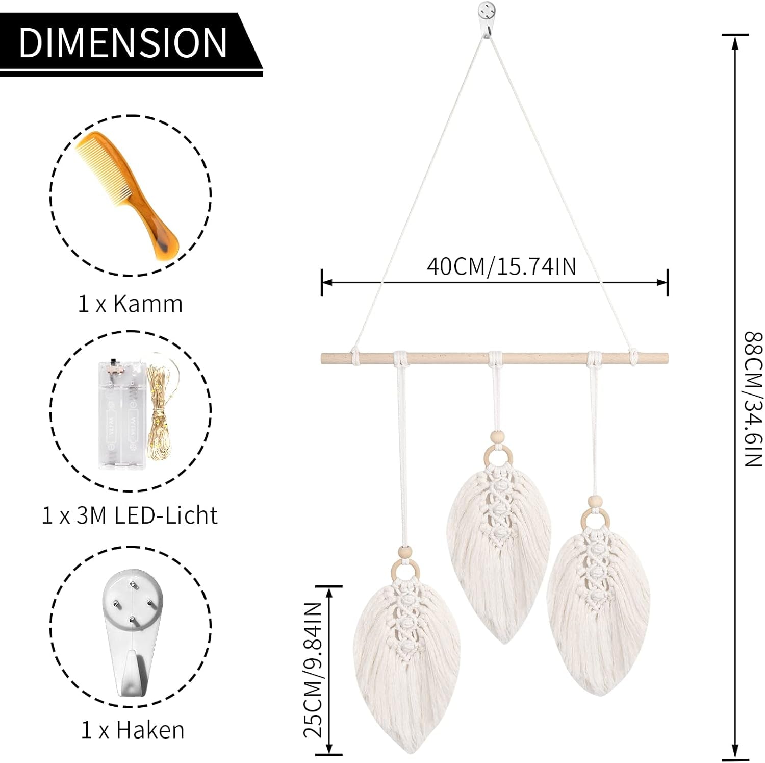 Arazzo tessuto a mano arazzo decorazione da parete cameretta dei bambini Casa - Accessori e Decorazioni Naty Shop