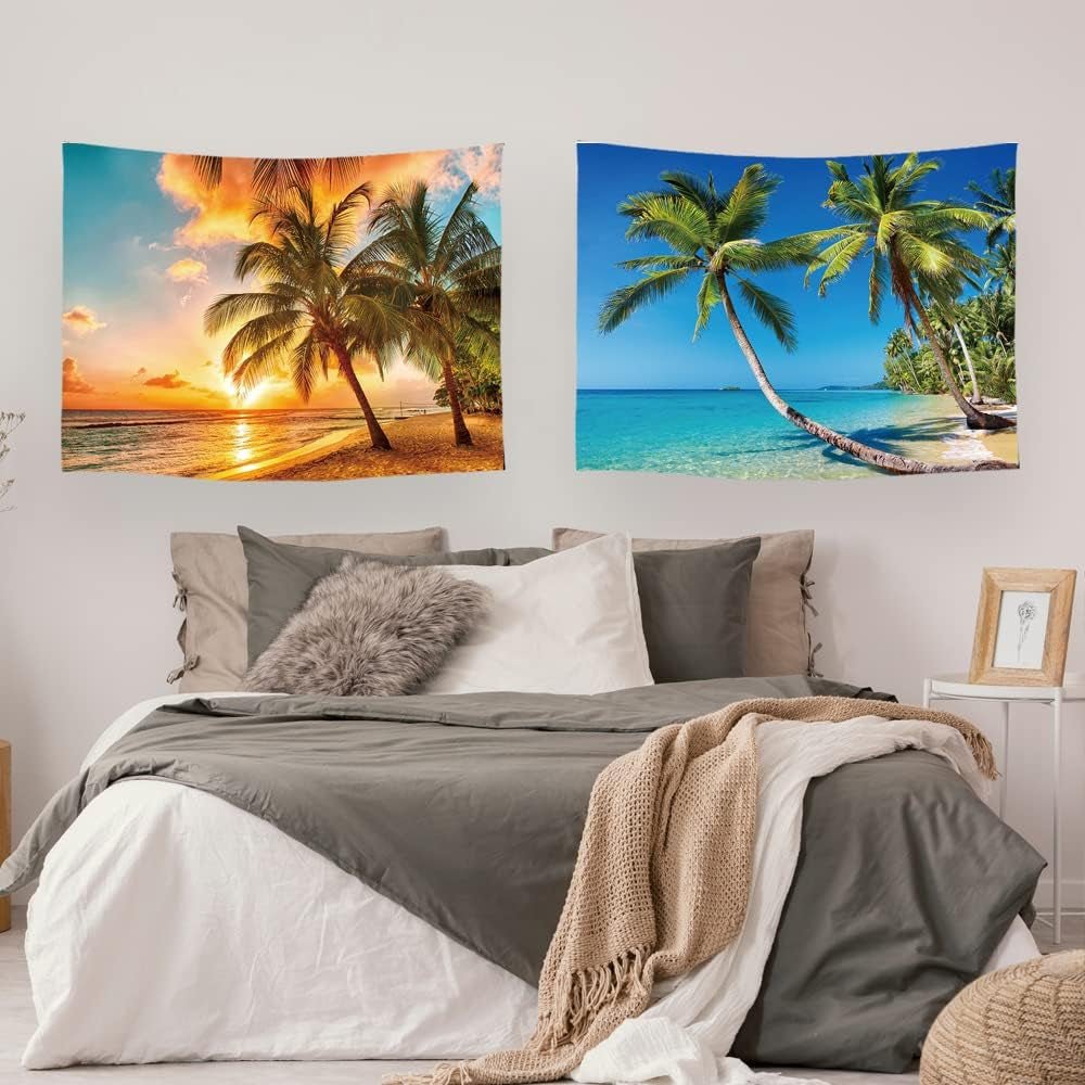 Arazzo Ulticool House Beach Sea Palm Island House - Accessori e Decorazioni Naty Shop