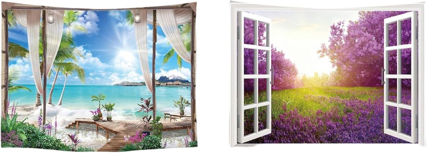 Arazzo Ulticool House Beach Beach Palm Island Home - Accessori e Decorazioni Naty Shop Beach Beach Natura