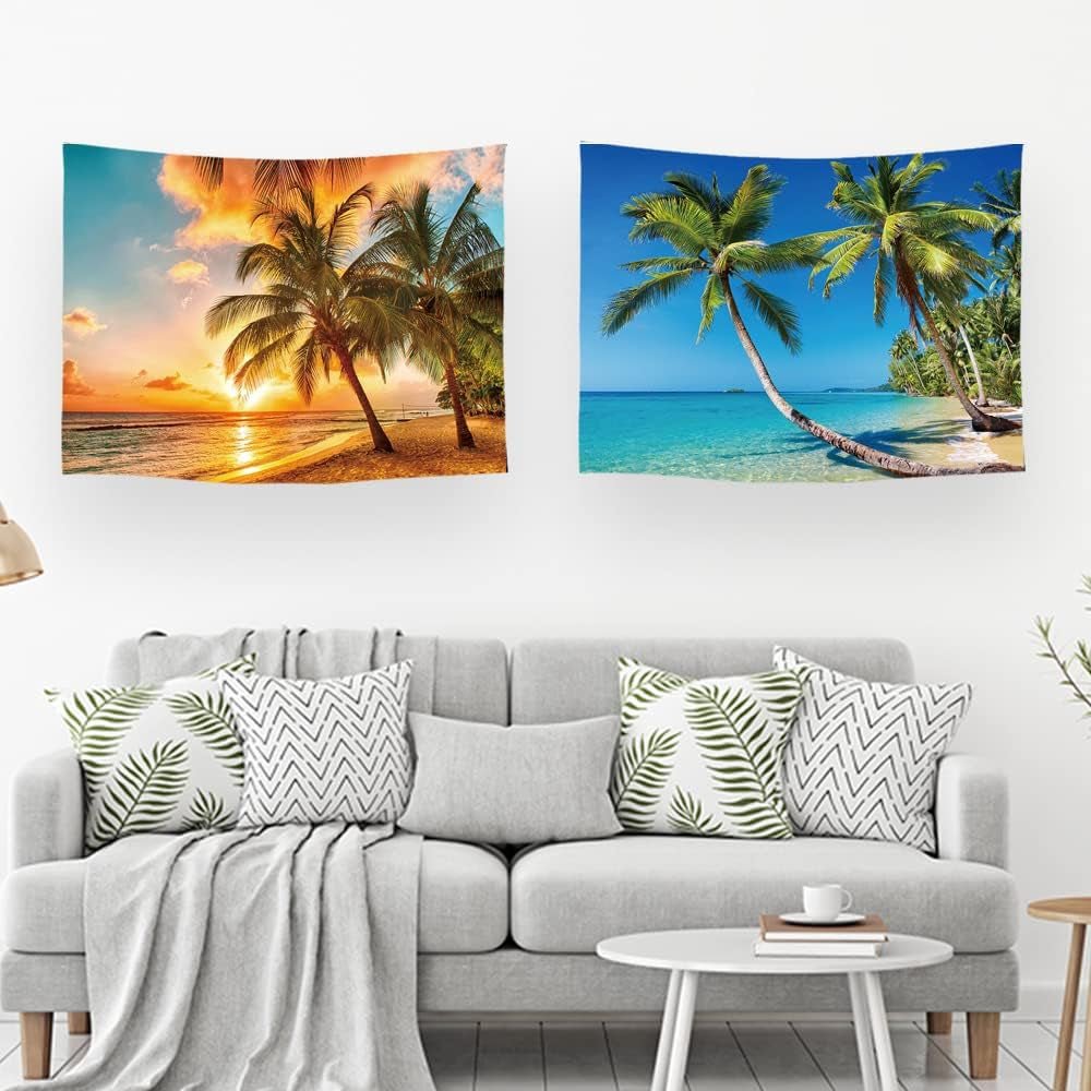 Arazzo Ulticool House Beach Sea Palm Island House - Accessori e Decorazioni Naty Shop