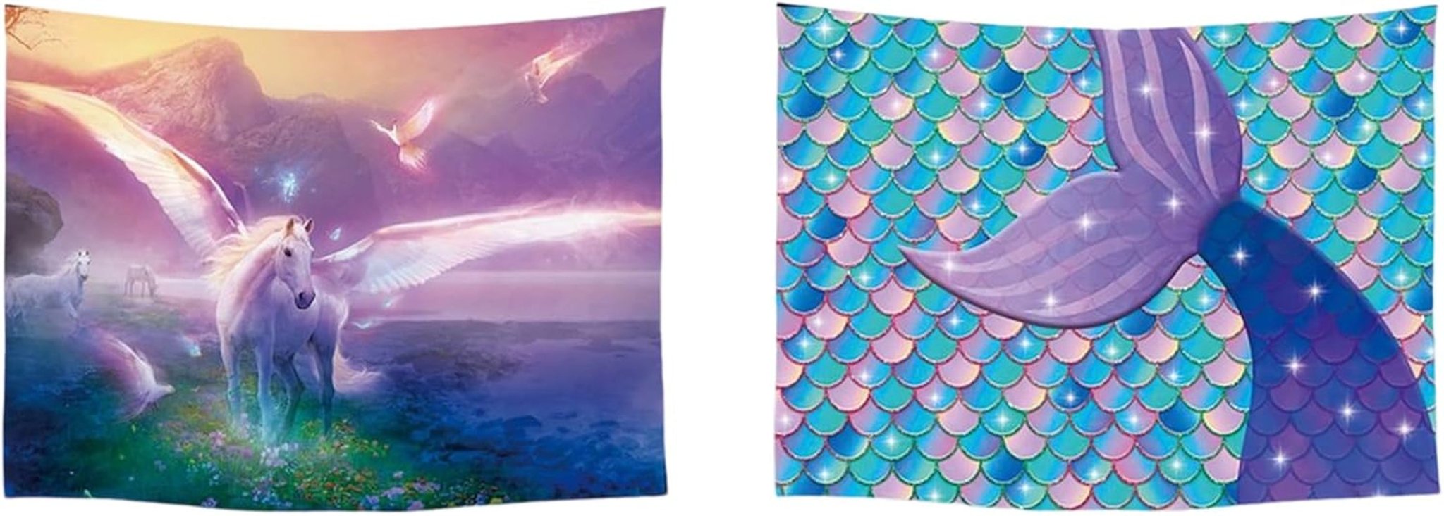 Arazzo Ulticool Casa Spiaggia Mare Palma Isola Home - Accessori e Decorazioni Naty Shop Unicorno Sirena