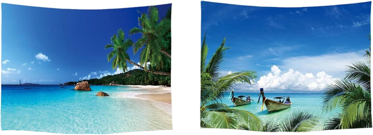 Arazzo Ulticool House Beach Beach Palm Island Home - Accessori e Decorazioni Naty Shop Beach Beach