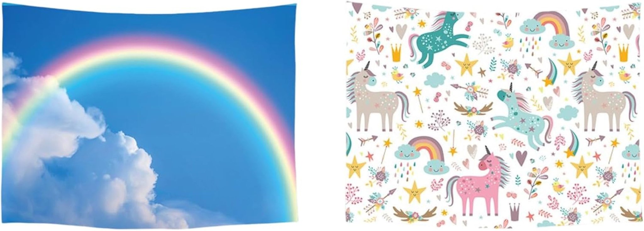 Arazzo Ulticool Casa Spiaggia Mare Palma Isola Home - Accessori e Decorazioni Naty Shop Unicorno arcobaleno