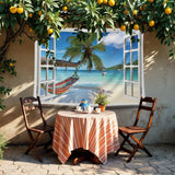 Arazzo Ulticool Vista Spiaggia Mare Palma Amaca Home - Accessori e Decorazioni Naty Shop