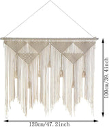 Porta in tessuto beige, arazzo, nappa, camera da letto, balcone. Casa - Accessori e decorazioni Naty Shop