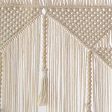 Porta in tessuto beige, arazzo, nappa, camera da letto, balcone. Casa - Accessori e decorazioni Naty Shop