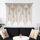 Porta in tessuto beige arazzo nappa camera da letto balcone Home - Accessori e decorazioni Titolo predefinito di Naty Shop