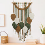 Arazzo weldomcor arazzo piccolo commercio perline foglie di legno Home - Accessori e Decorazioni Naty Shop Maro