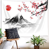Arazzo Yisumei estetico luna fiori nero taglia Home - Accessori e decorazioni Naty Shop Rosso 150L X 130B Cm