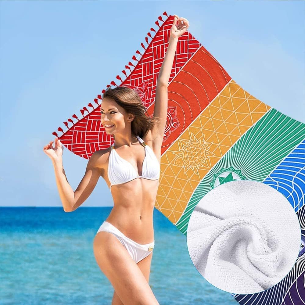 Arazzo yoga meditazione sette chakra hippie Casa - Accessori e Decorazioni Naty Shop