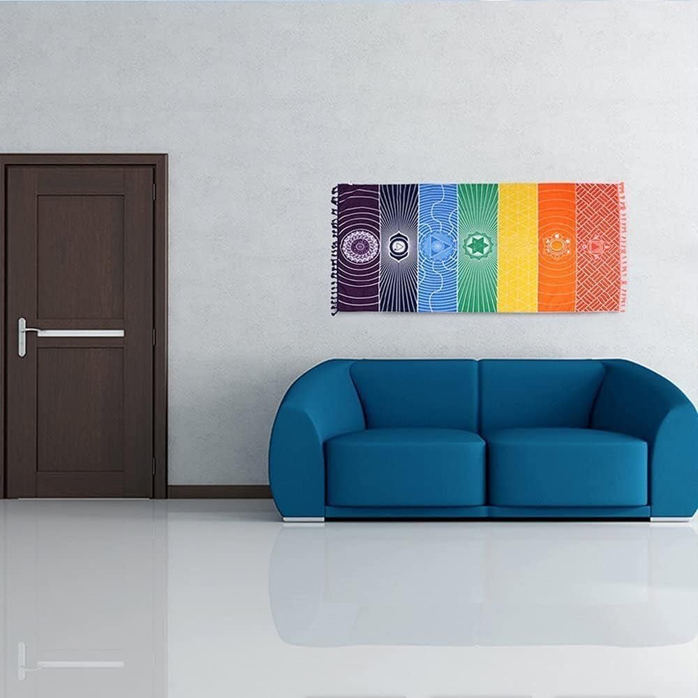 Arazzo yoga meditazione sette chakra hippie Casa - Accessori e Decorazioni Naty Shop