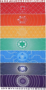 Arazzo yoga meditazione sette chakra hippie Casa - Accessori e decorazioni Naty Shop Titolo predefinito