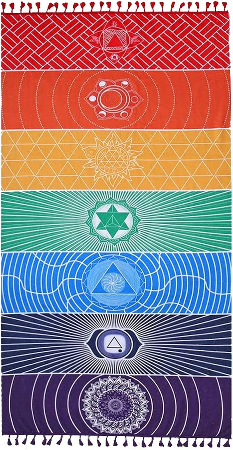 Arazzo yoga meditazione sette chakra hippie Casa - Accessori e decorazioni Naty Shop Titolo predefinito