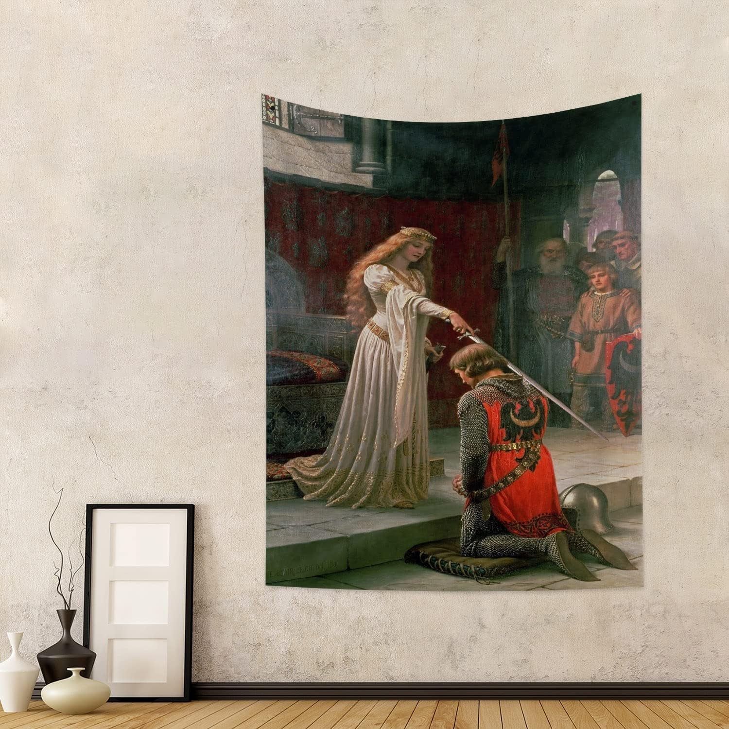 Arazzo yongfoto cavaliere dipinto ad olio medievale Inghilterra Home - Accessori e decorazioni Naty Shop